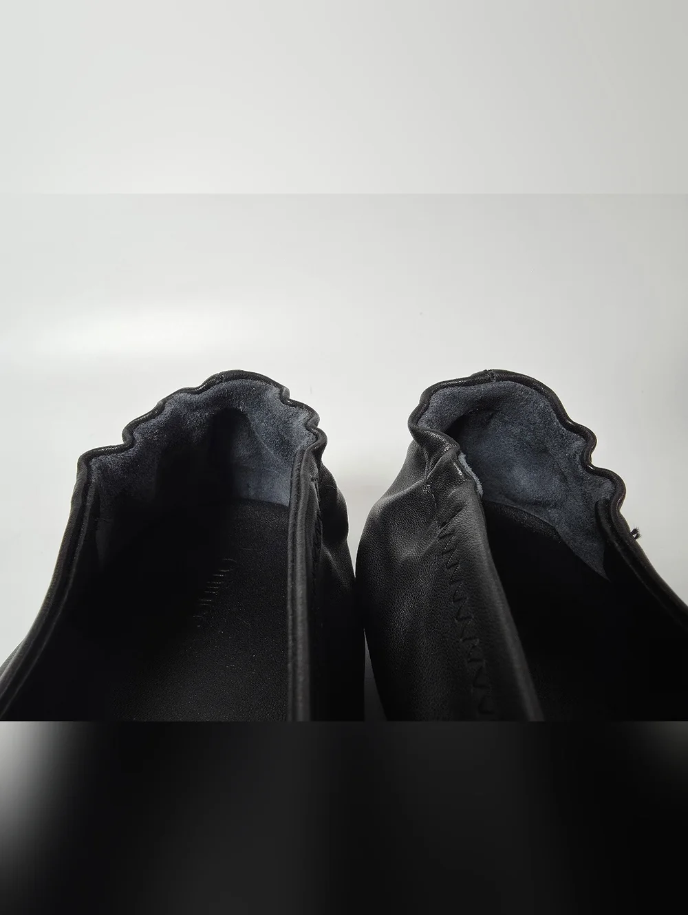 Quince Italian Leather On-The-Go Black Ballet Flat Woman's Size 10 - Picture 9 of 13